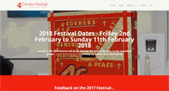 Desktop Screenshot of 4cornersfestival.com