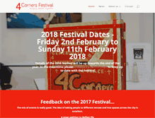 Tablet Screenshot of 4cornersfestival.com